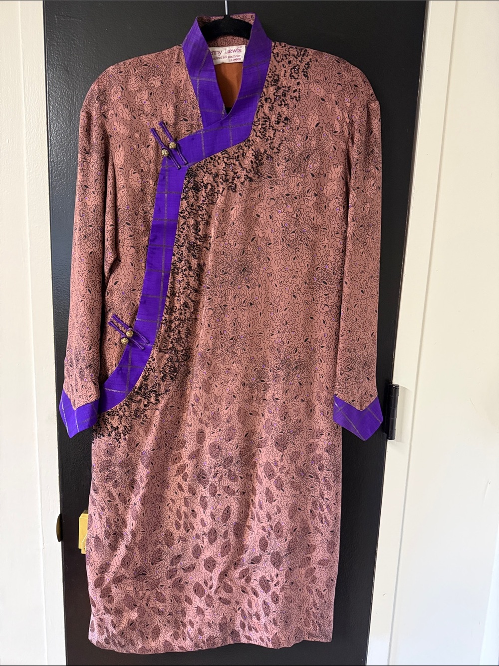 Jenny Lewis Vintage embroidered silk London couture dress